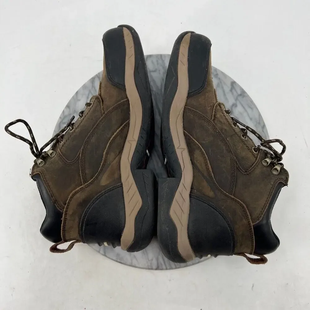 Cody James Mens 11‎ Boots Brown Work Lace Up Waterproof Mid Top Shoes BCJ0WR0W53